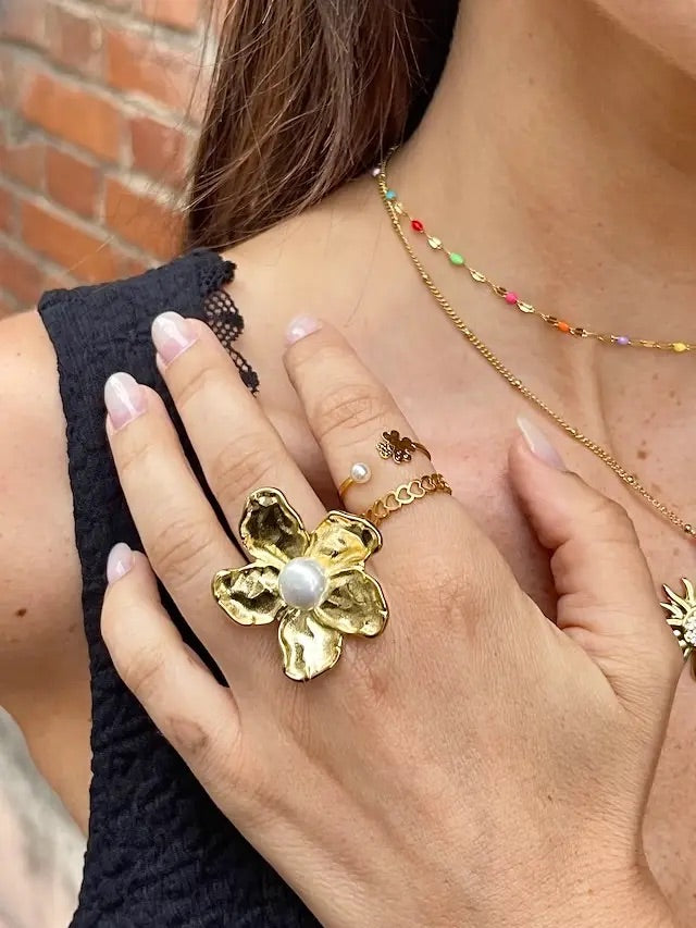 Bloom Ring Silver