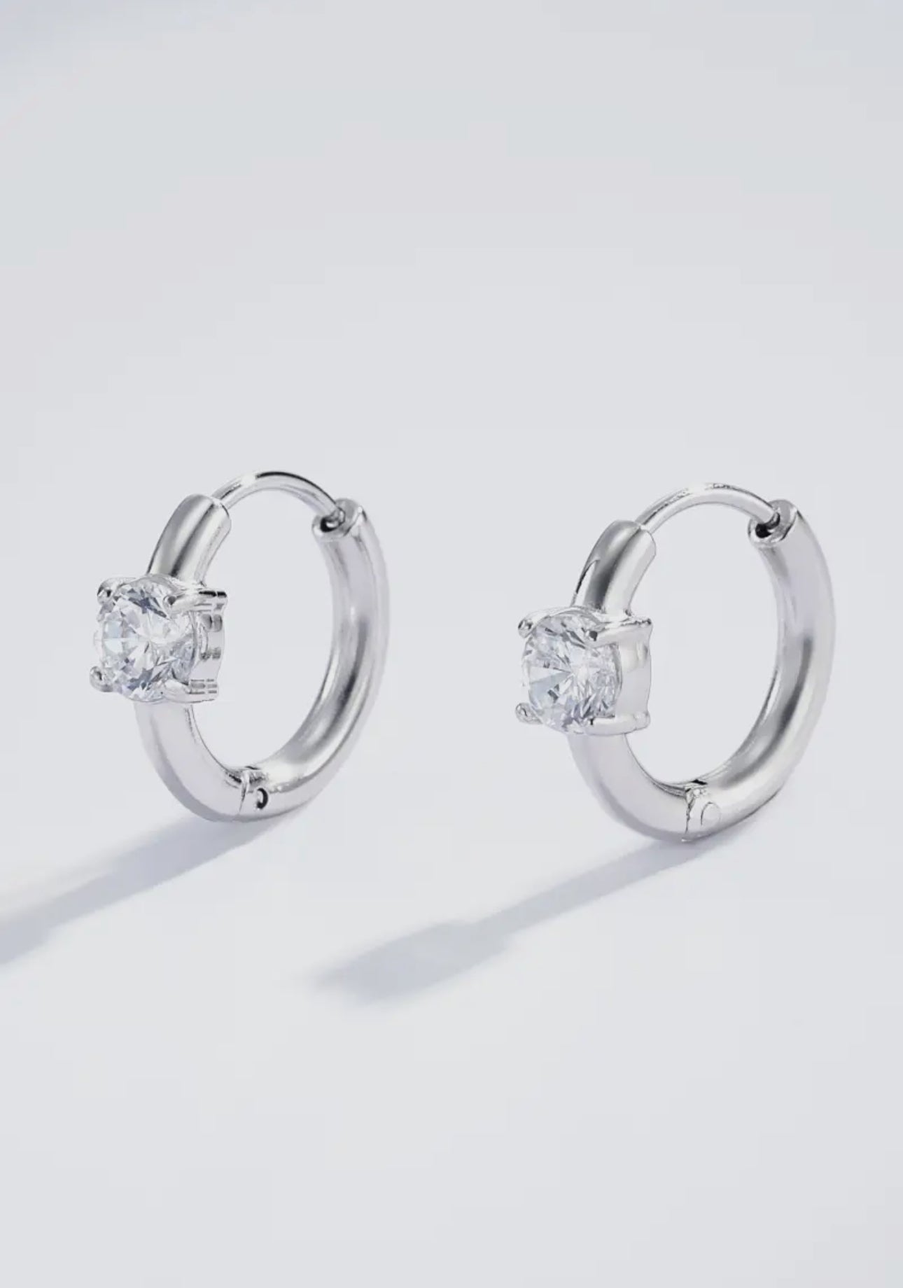 Sparkle Silver Earrings